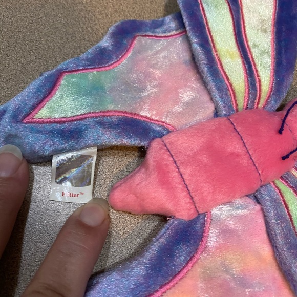 New Ty Baby Flitter butterfly 1999 or Gobbles-1996 - Picture 2 of 7